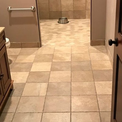 Tile flooring from Kluesner Flooring in Dyersville, IA