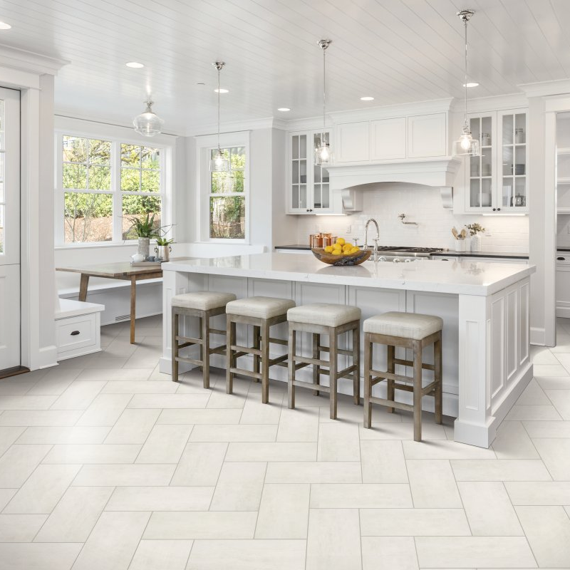 Klusener Flooring provides provides tile flooring solutions in Manchester, IA. - Sinova - White Canvas